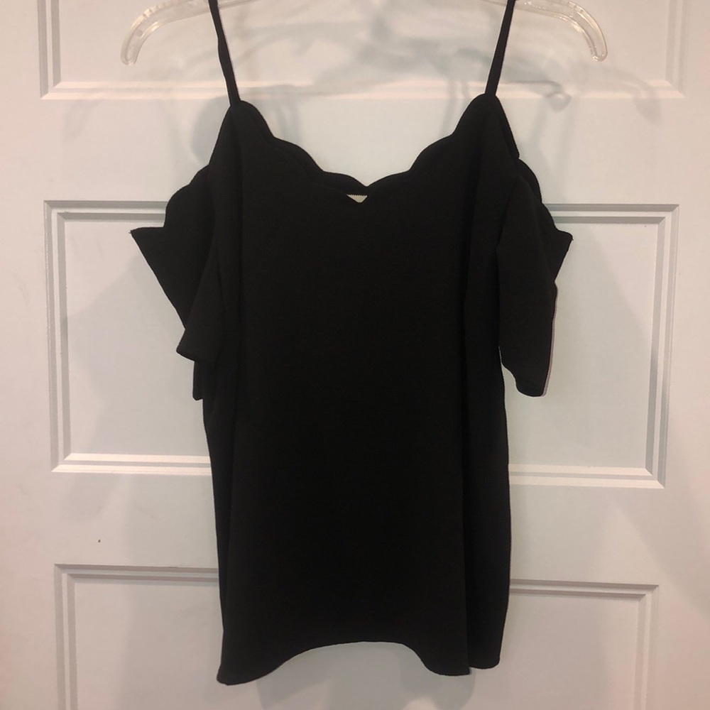 Of the shoulder shirt